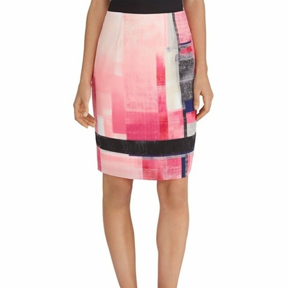 White House Black Market Dresses & Skirts - White House Black Market Colorblock Pencil Skirt